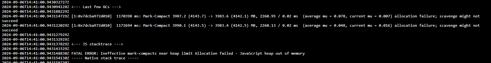 Memory Error